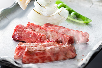 国産牛陶板焼き